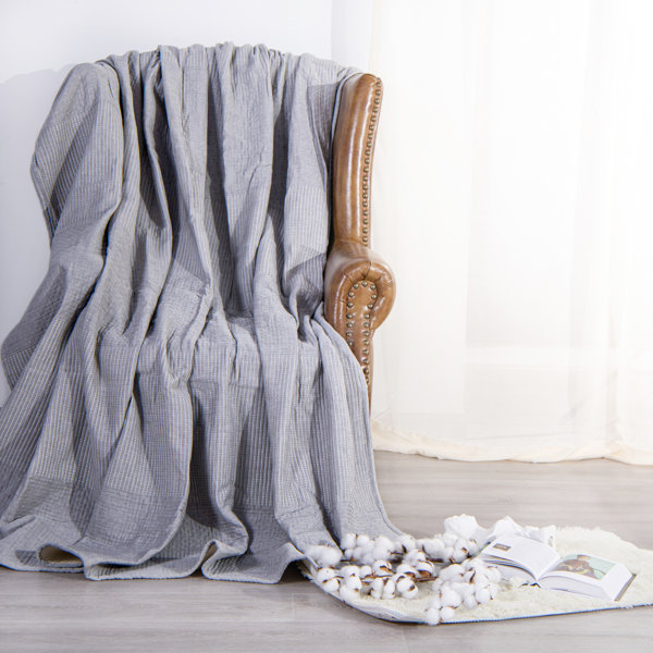 Layered muslin outlet blanket